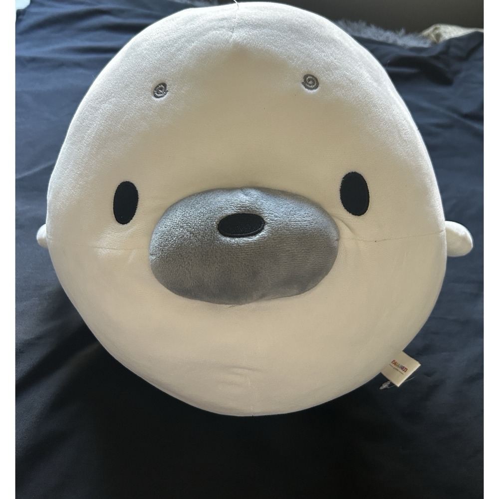 Takashoji White Seal Plush 12" Excellent Condition. Soft, Squishy  & Huggable